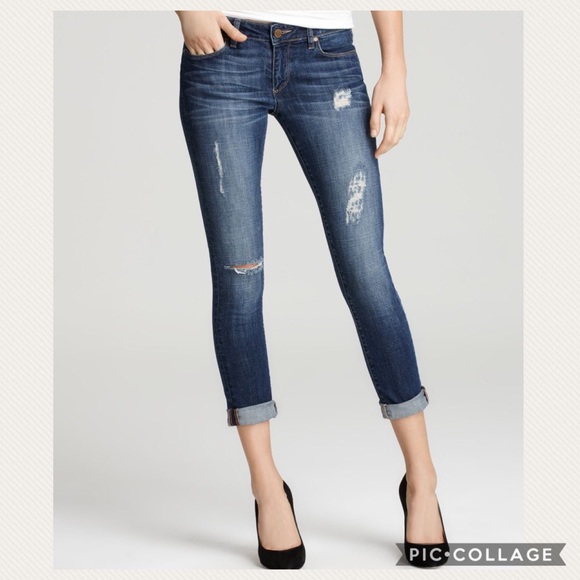 PAIGE Denim - Paige Jimmy Jimmy Skinny Crop Jeans in Tawni
